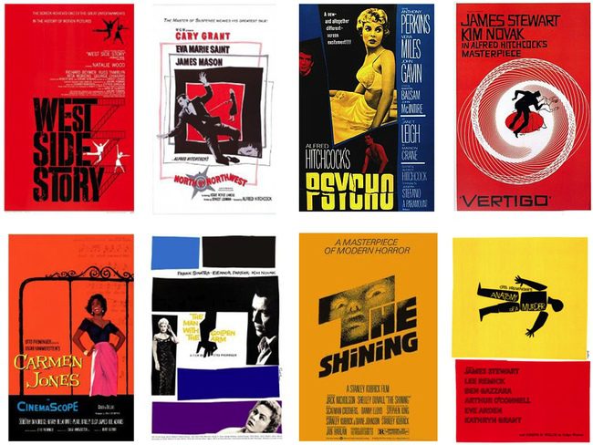 Pósters de Saul Bass