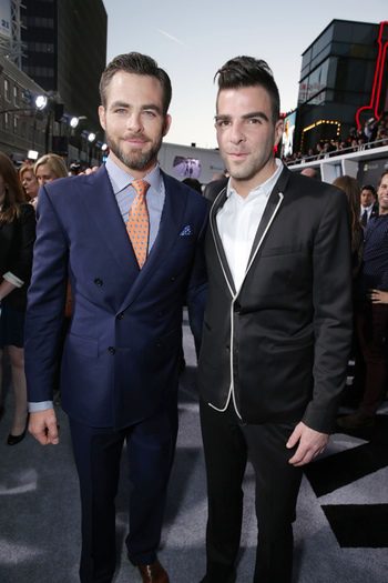 Chris Pine y Zachary Quinto