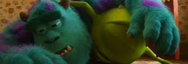 Mike y Sulley discuten en su primer día compartiendo habitación en un clip de 'Monstruos University'