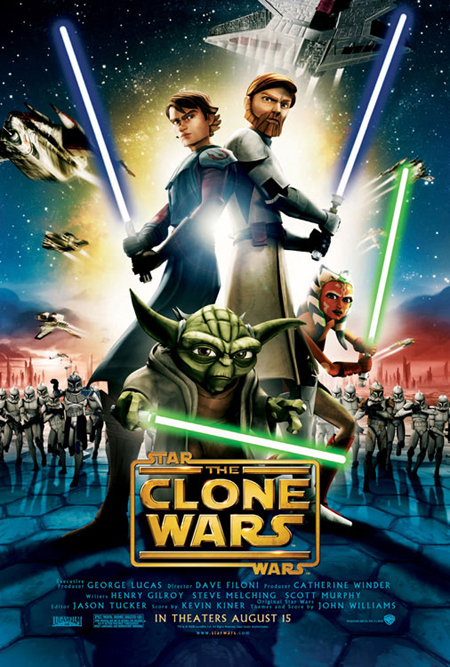 Póster de 'Star Wars: clone wars'