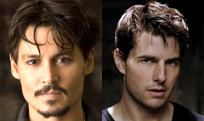 Johnny Depp y Tom Cruise