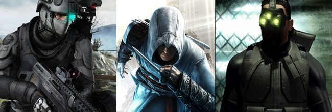 Ghost Recon, Assassin's Creed y Splinter Cell