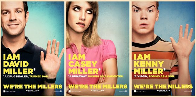 Pósters individuales de 'We're the Millers'