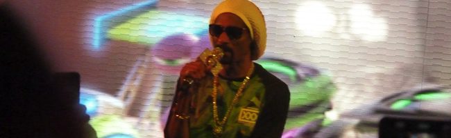 Snoop Dog en la presentación de 'Turbo' en Barcelona