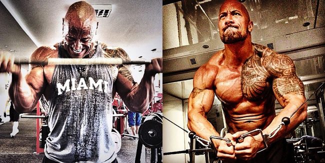 Dwayne Johnson entrenándose para Hercules: The Thracian Wars