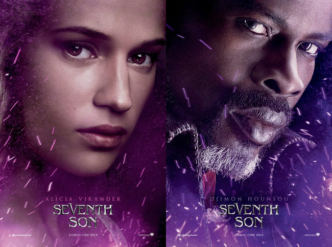 Nuevos pósters de 'El séptimo hijo' con Alicia Vikander, Djimon Hounsou y Kit Harington