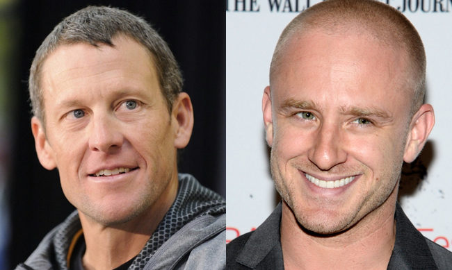 Lance Armstrong y Ben Foster