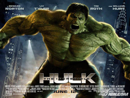 Nuevo cartel promocional de 'The incredible Hulk'