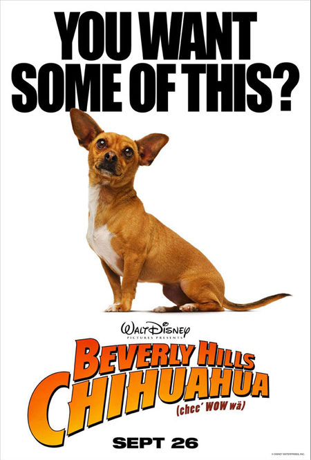 Tres carteles de 'Beverly Hills Chihuahua'