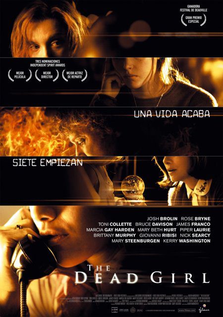 Cartel en español de 'The dead girl'