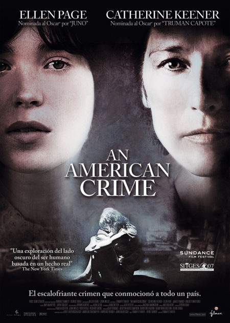 Póster en español de 'An american crime'