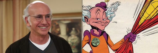 Larry David y Mr. Mxyzptlk