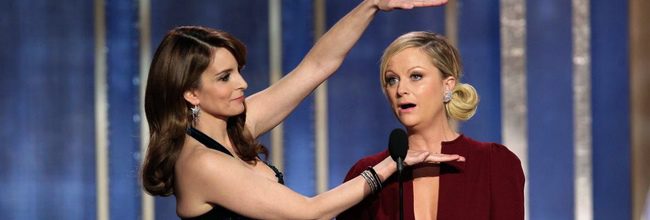 Tina Fey y Amy Poehler en los Globos de Oro 2013