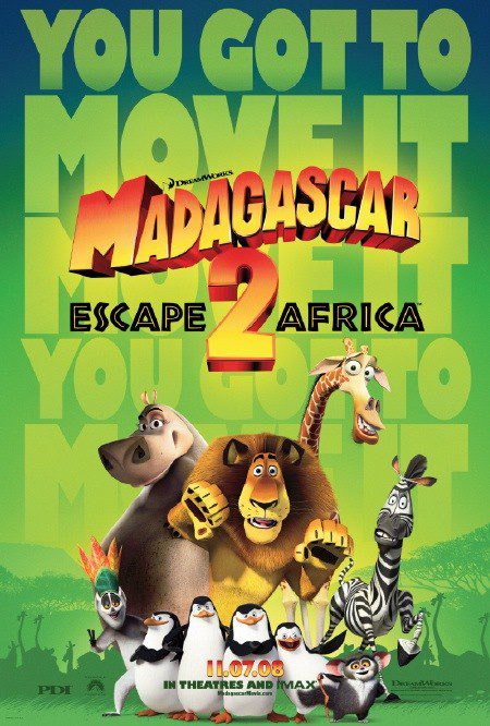 Primer póster de 'Madagascar: escape 2 Africa'