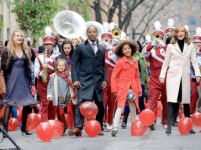 Primera imagen de Quvenzhané Wallis, Jamie Foxx, Cameron Diaz y Rose Byrne en 'Annie'