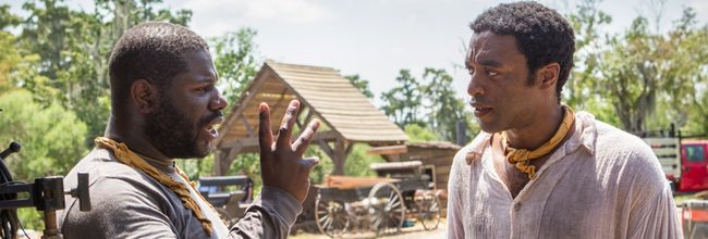 Steve McQueen y Chiwetel Ejiofor