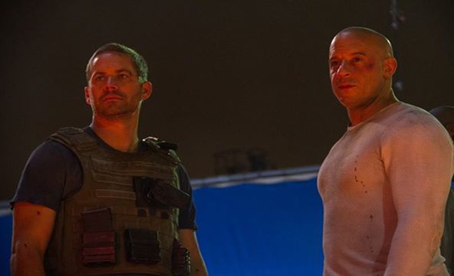 Vin Diesel y Paul Walker en Fast & Furious 7