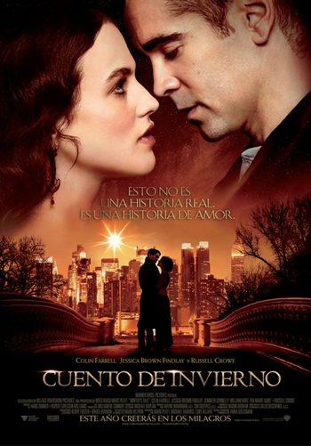 Nuevo póster de 'Cuento de invierno' con Colin Farrell y Jessica Brown Findlay