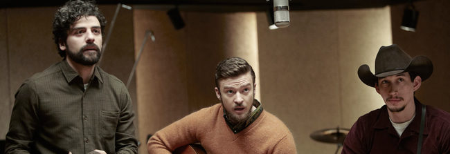 Oscar Isaac, Justin Timberlake y Adam Driver en A propósito de Llewyn Davis