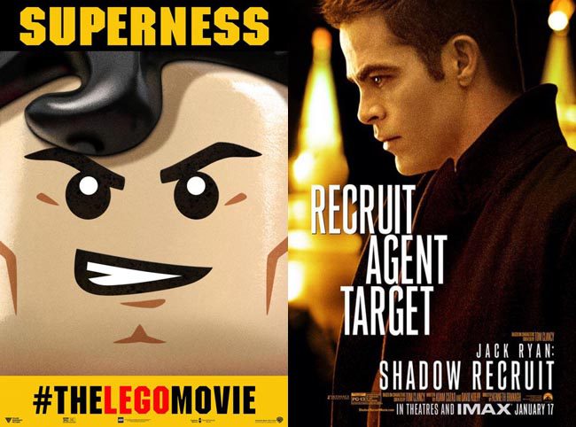 'La LEGO película' - 'Jack Ryan: Operación Sombra'