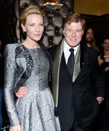 Cate Blanchett y Robert Redford