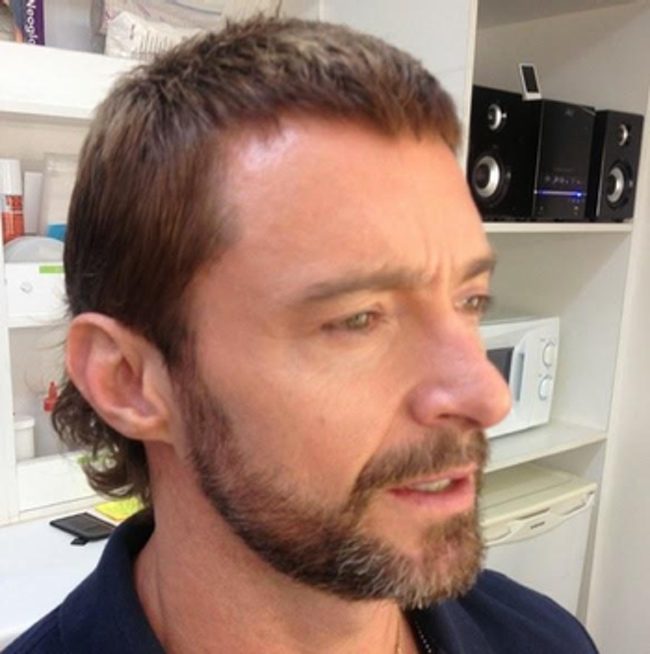 Primera imagen de Hugh Jackman en el rodaje de 'Chappie'