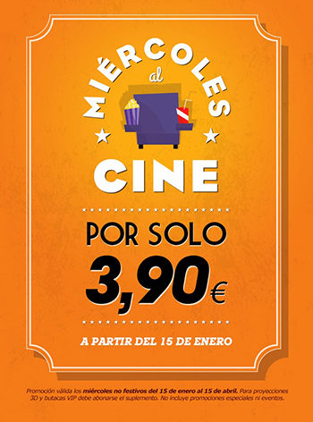 Cartel Miércoles al Cine