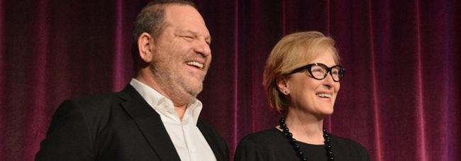 Harvey Weinstein y Meryl Streep