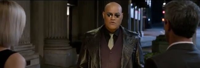 Anuncio de Laurence Fishburne como Morfeo