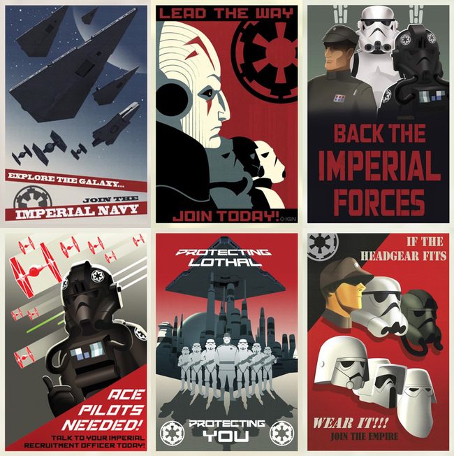 Posters de propaganda de Star Wars Rebels