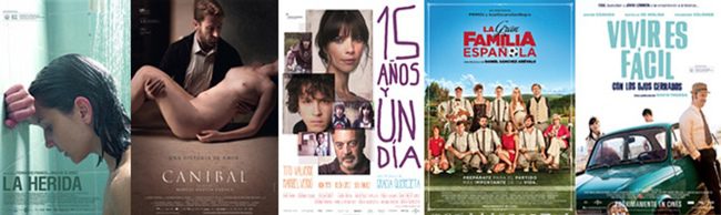 Nominadas a mejor película en los Goya 2014