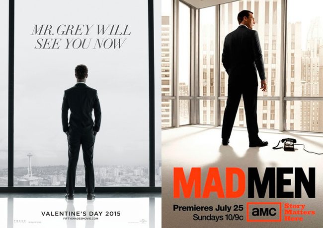 'Cincuenta sombras de Grey' - 'Mad Men'