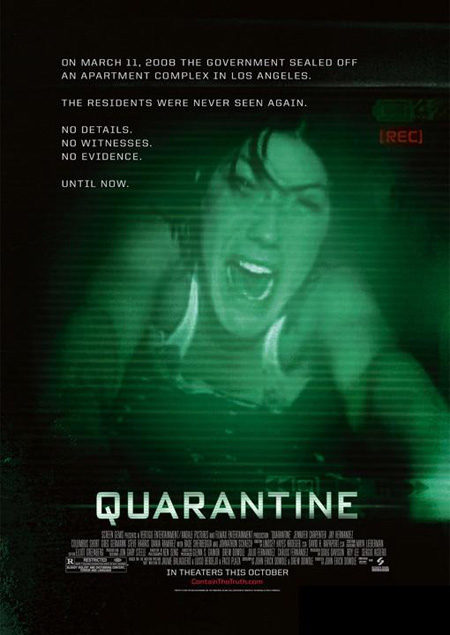 Cartel oficial de 'Quarantine'