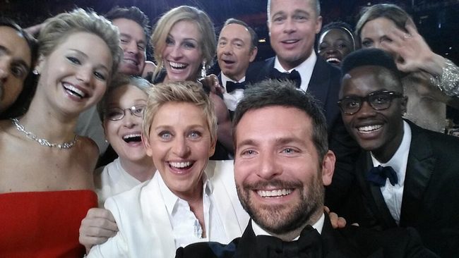 Selfie de los Oscar 2014, versión Ellen DeGeneres