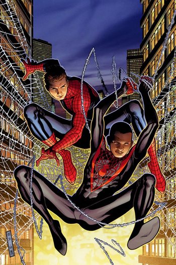 Peter Parker y Miles Morales