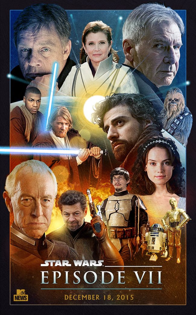 Fan Made Poster de 'Star Wars: Episodio VII'