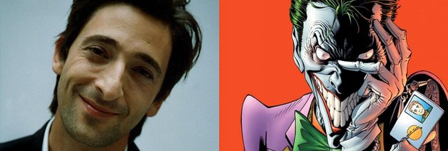 Adrien Brody y el Joker