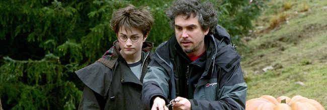 Daniel Radcliffe y Alfonso Cuarón