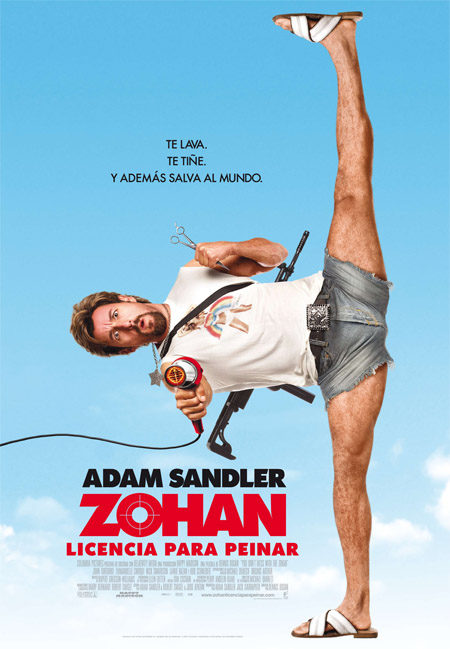 Póster en español para 'Zohan: licencia para peinar'