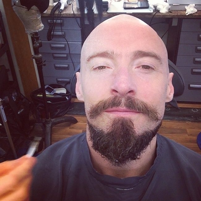 Hugh Jackman con la cabeza rapada para 'Pan'