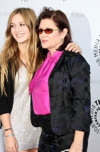 Carrie Fisher y su hija Billie Lourd