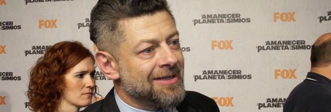 Andy Serkis en la premiere de 'El amanecer del planeta de los simios' en Madrid