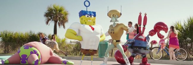 Bob Esponja, la película: un  héroe fuera del agua