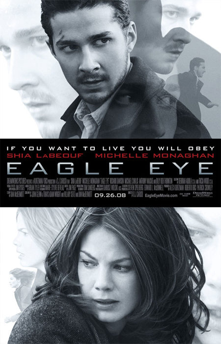 Primer cartel de 'Eagle eye'