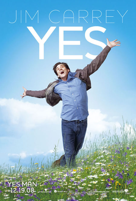 Primer cartel de 'Yes man'