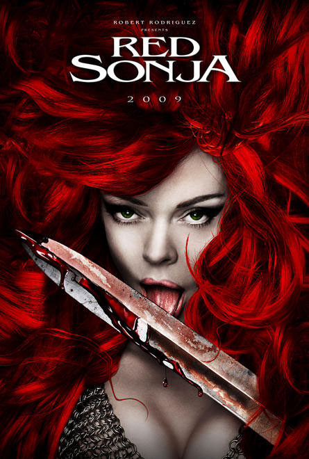 Carteles promocionales de 'Red Sonja'