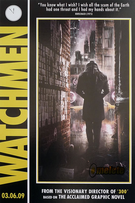 8 carteles promocionales de 'Watchmen'