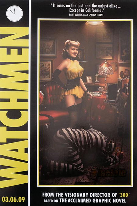 8 carteles promocionales de 'Watchmen'