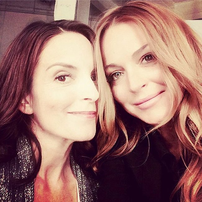 Tina Fey y Lindsay Lohan