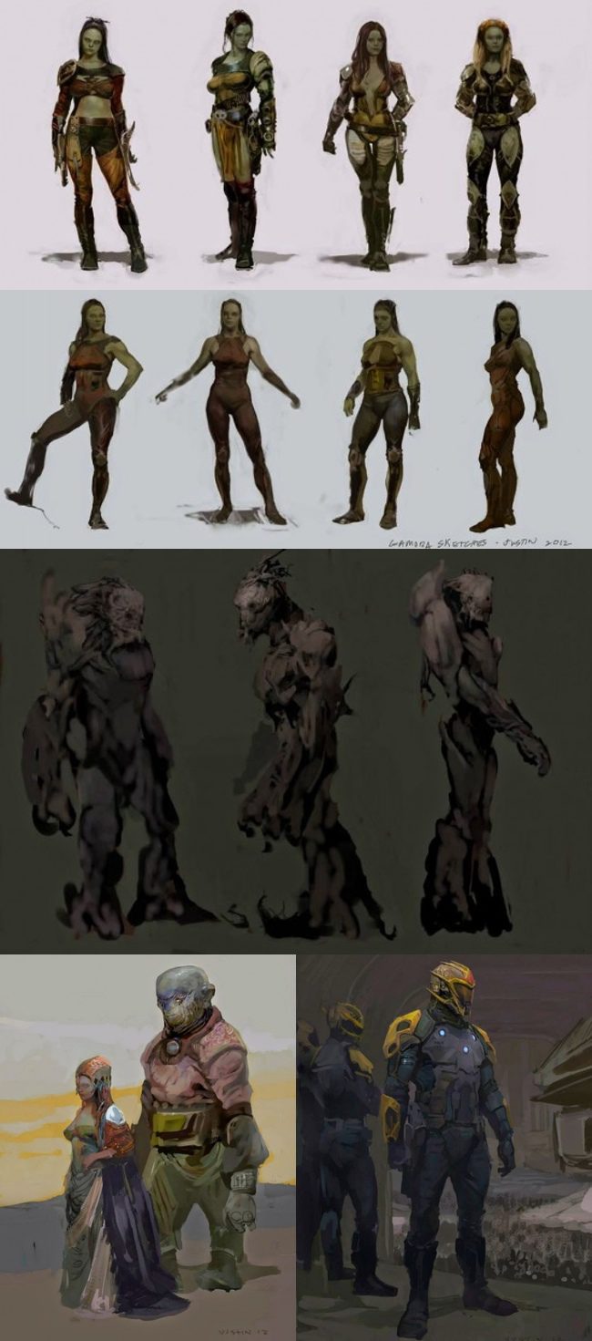 Concept Arts de Guardianes de la Galaxia